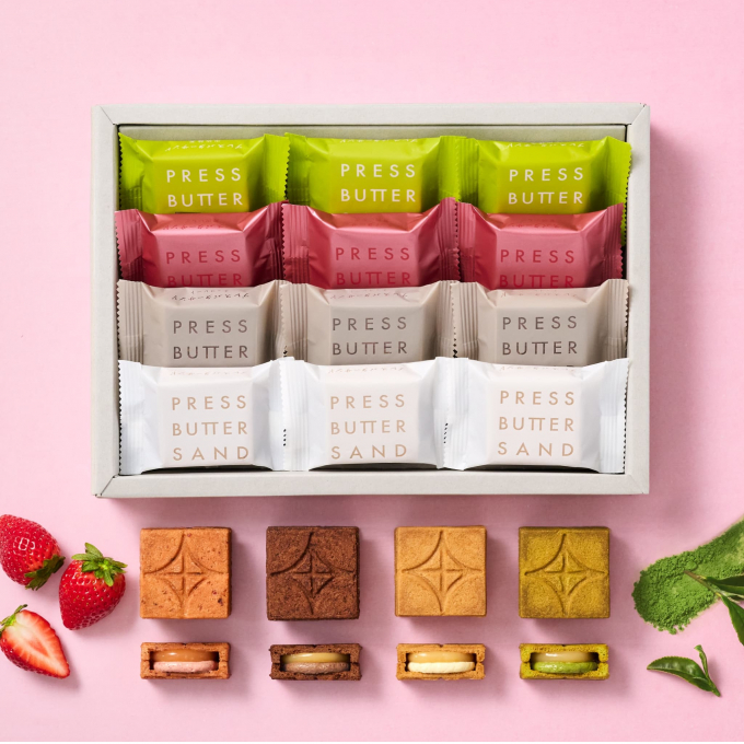 【BtS】🌸春満開🍓プレゼントにぴったりなバターサンド！🎁