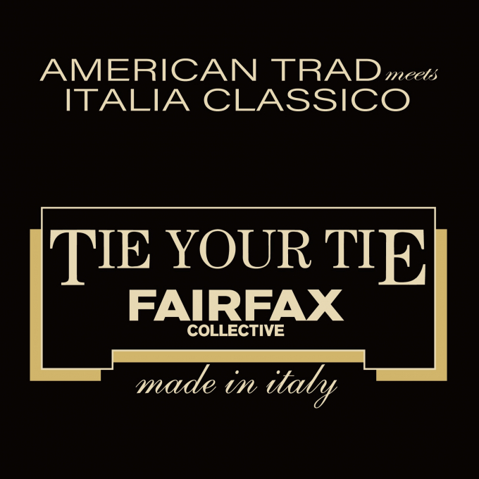 〈FAIRFAX〉×〈TIE YOUR TIE〉コラボ ネクタイ