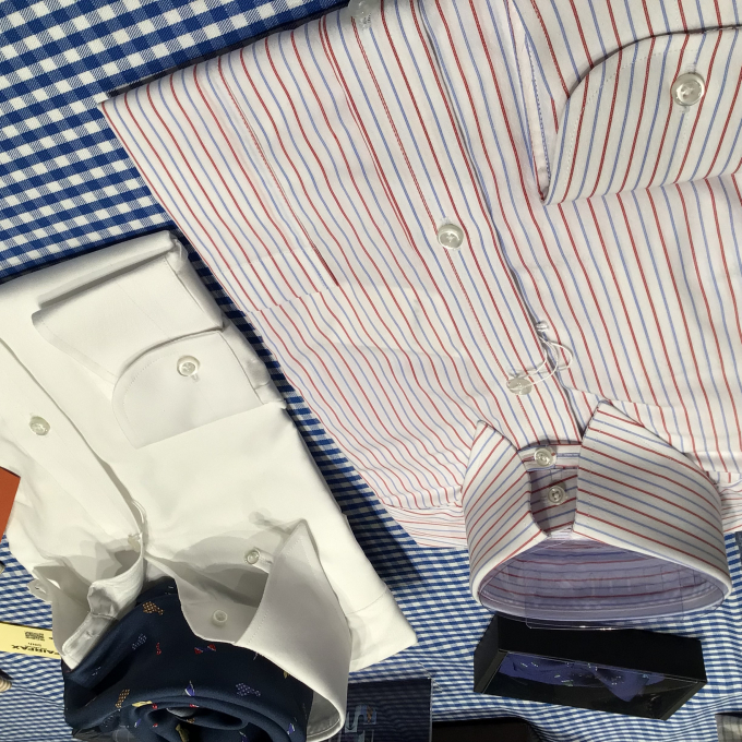 クラシックを着る『タブカラーシャツ』