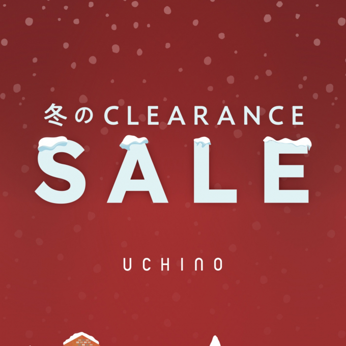 ⛄️UCHINO 冬のクリアランスセール⛄️