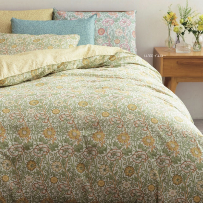 寝室に春の装いを