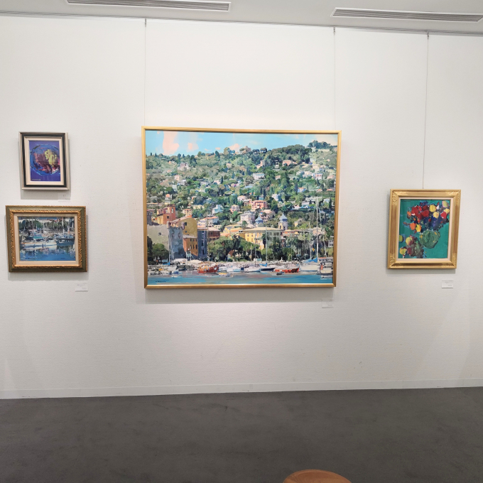 「山村 博男 油彩展」開催中