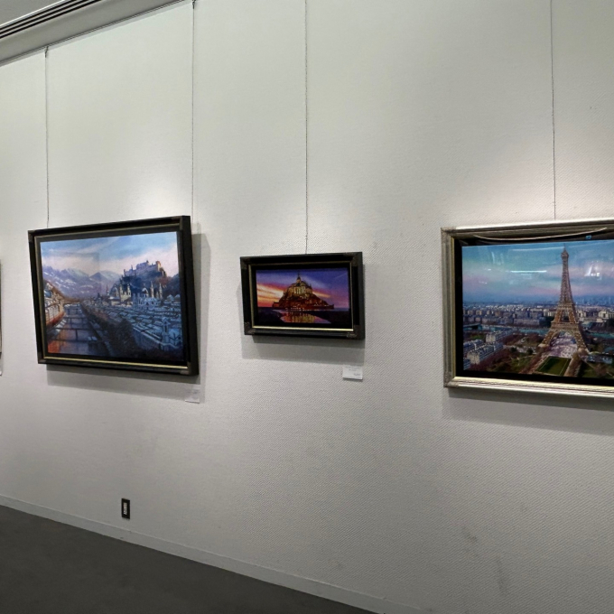 「成田 康 洋画展」開催中