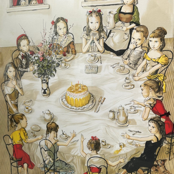 「藤田嗣治と世界を目指した画家たち展」開催中