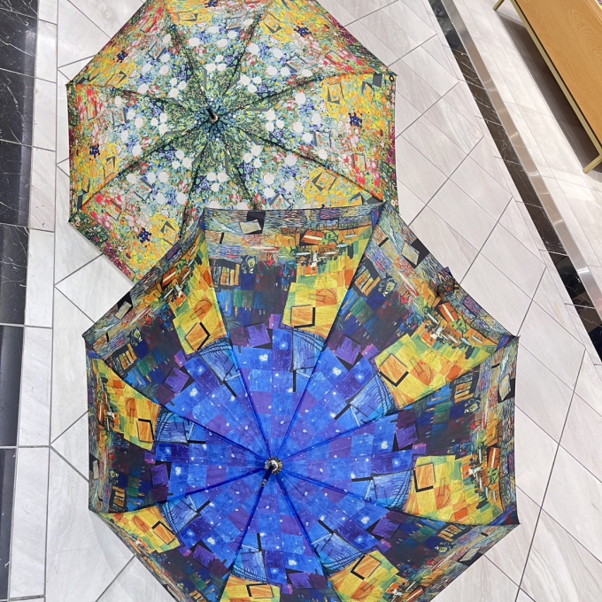 モザイクアート雨傘💙