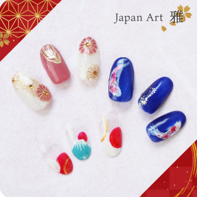 日本の美を指先に纏う💅🌸