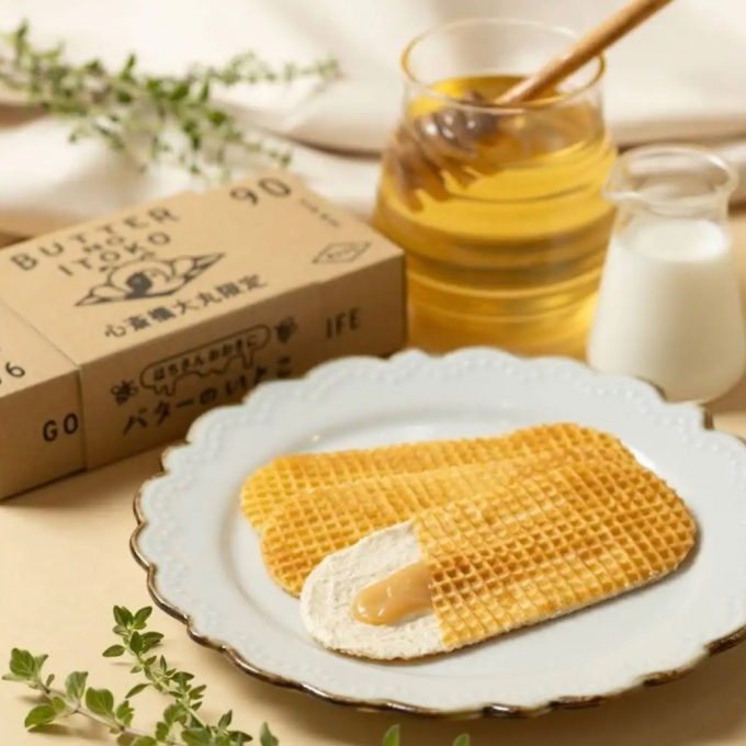 ㊗️再販決定㊗️大丸心斎橋店限定🌟バターのいとこ【ハニーミルク味】12月24日（水）→2026年1月7日（水）‼️🍯