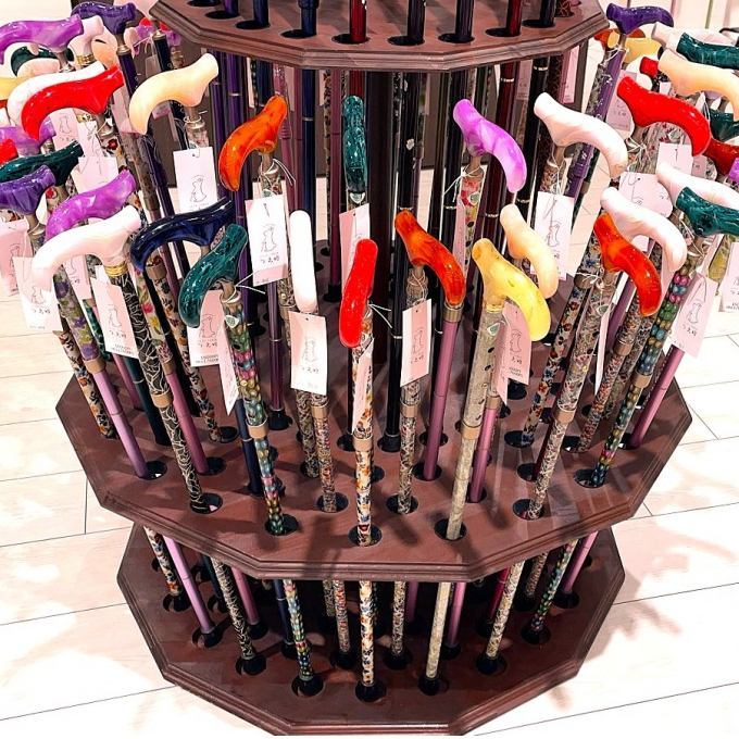 オリジナル折たたみ杖