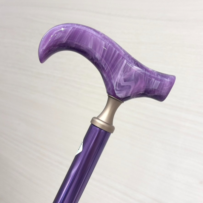 💜当店オリジナル彫刻の伸縮杖💜