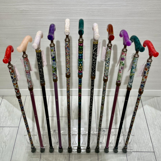 〈つえ姫〉オリジナル杖のディスプレイ✨✨
