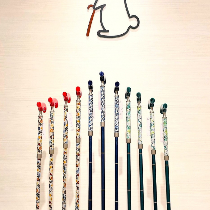 折りたたみ杖～木製1本杖