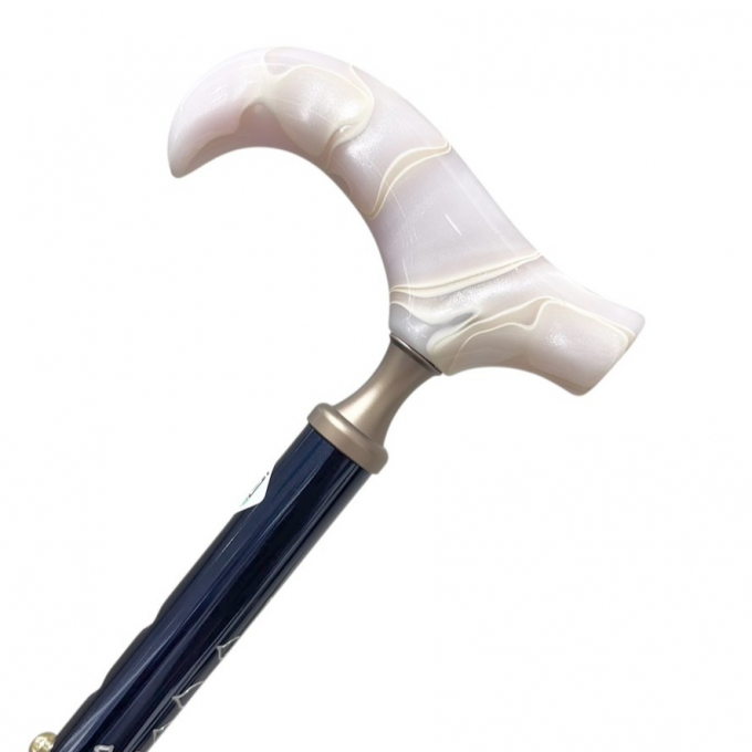 💙当店オリジナル 彫刻の折りたたみ杖💙