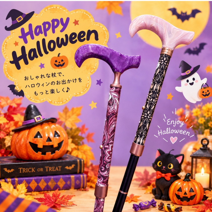 🎃Happy Halloween🪄✨秋のステッキ＆杖🎃