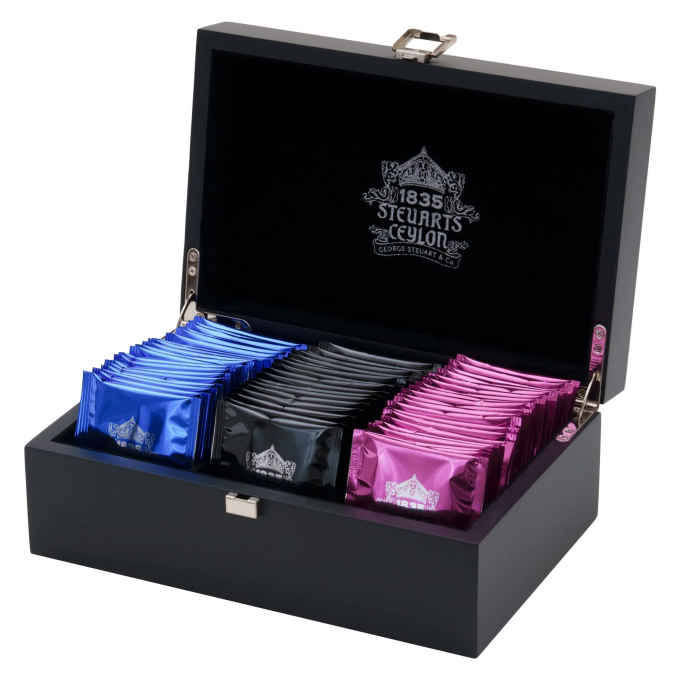 【新入荷】紅茶のミニ木箱。特別な贈り物にはハチミツを添えて。