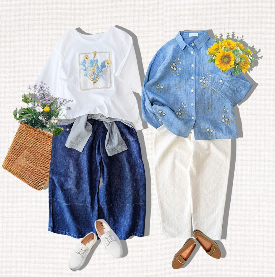 【予告】夏のさわやか刺繍 Embroidery Shop ONGON