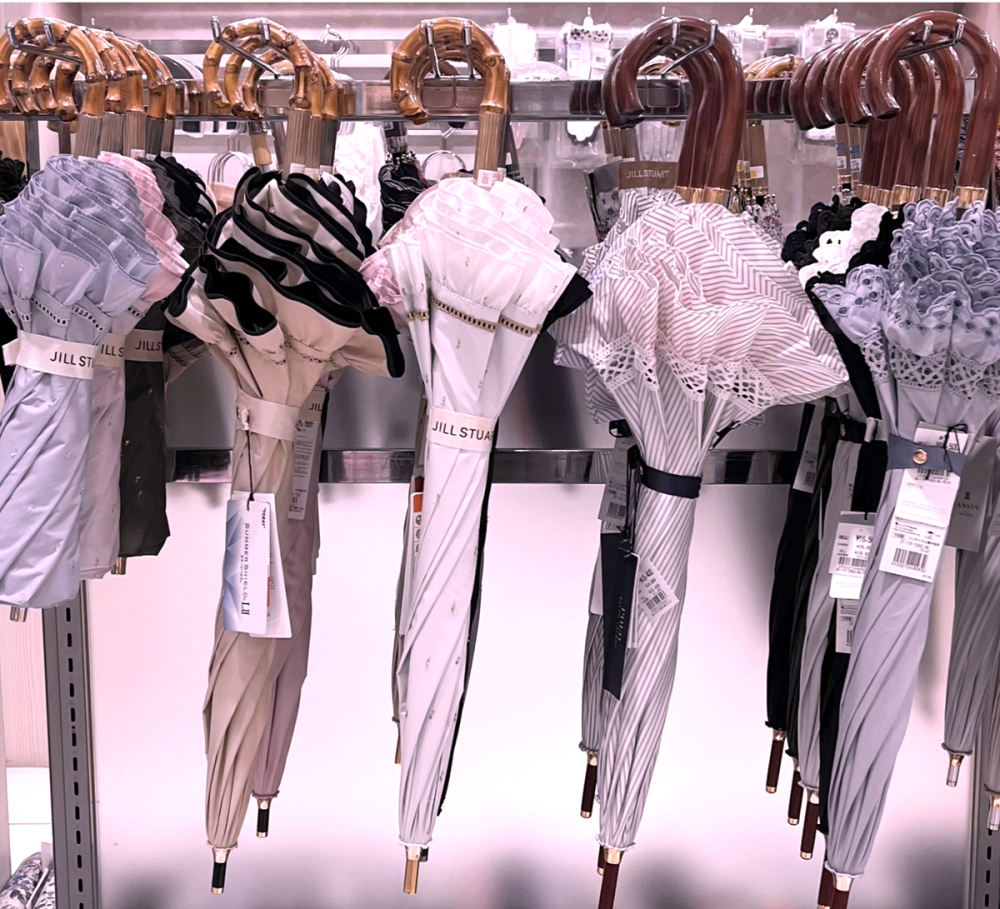 晴雨兼用傘　フリルシリーズ