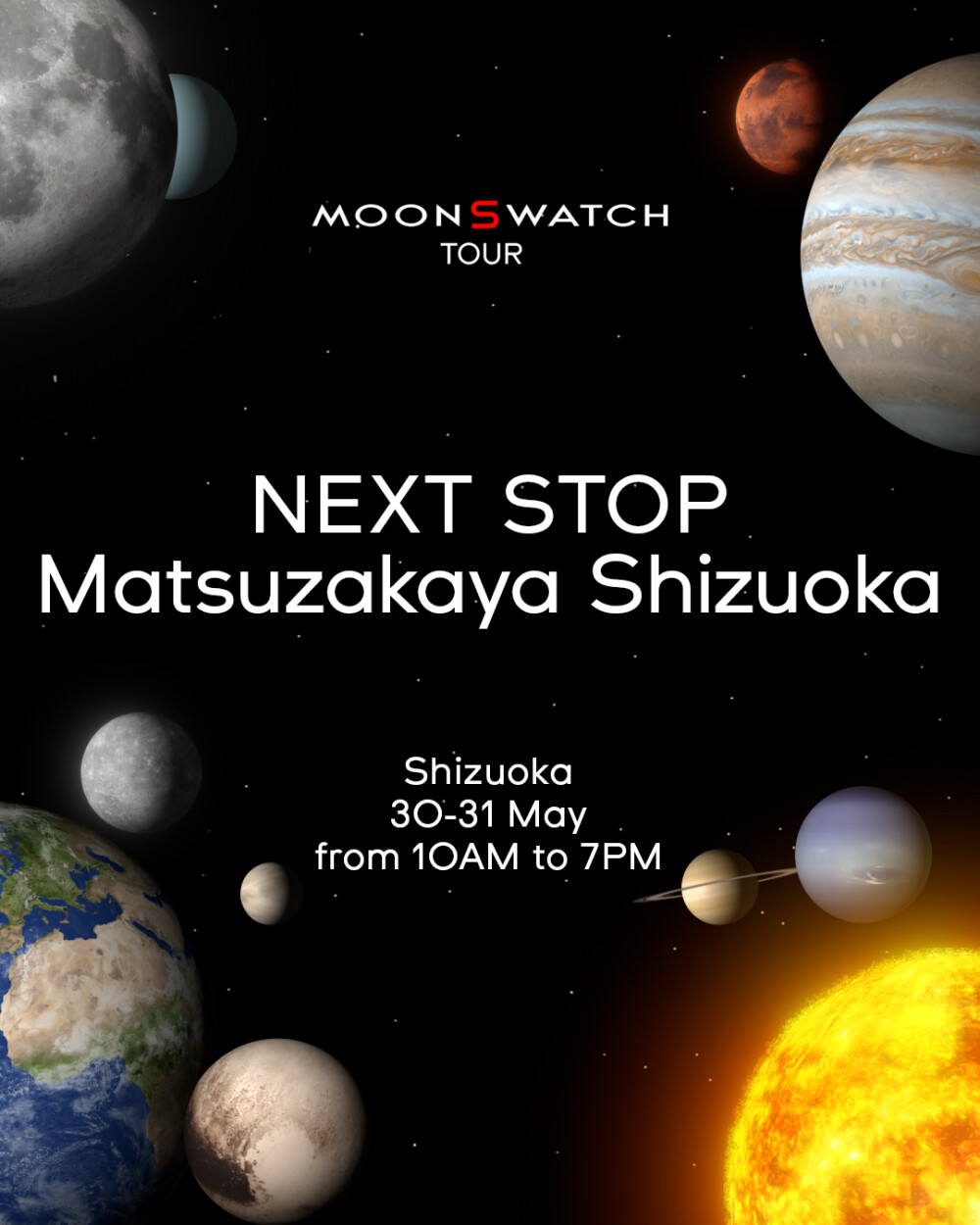 スウォッチ「MoonSwatchツアー」が静岡県に。