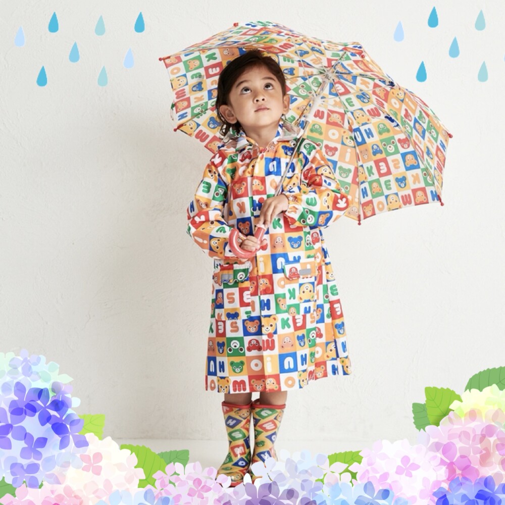 雨でも楽しく☆ミキハウスのレイングッズ