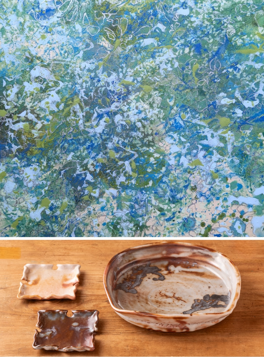 【2025年8月6日(水)～12日(火)まで】～水の記憶、土の詩～天内純子・山下祥 二人展 
