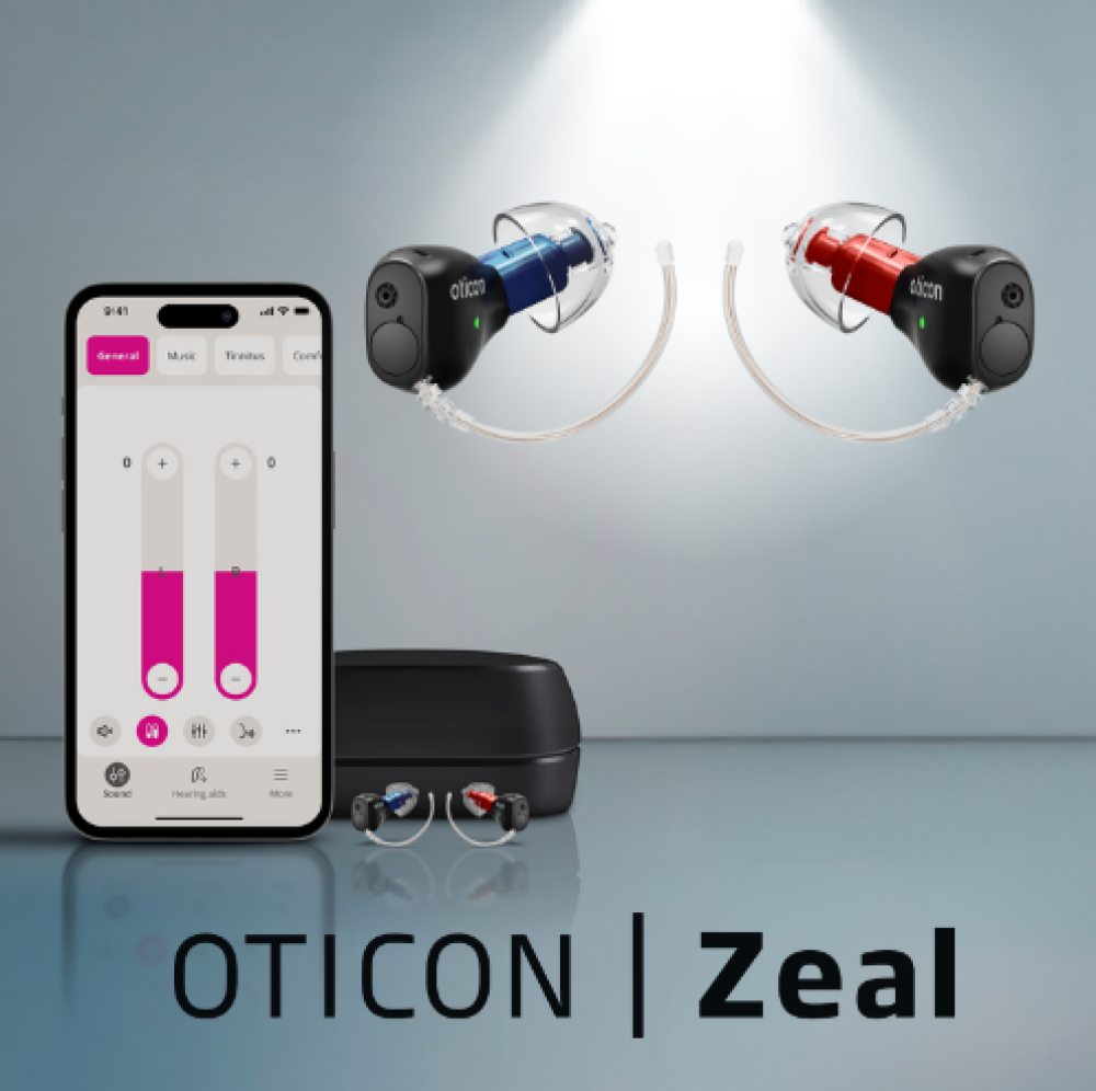 多機能オールイン耳あな型補聴器「オーティコン ジール」