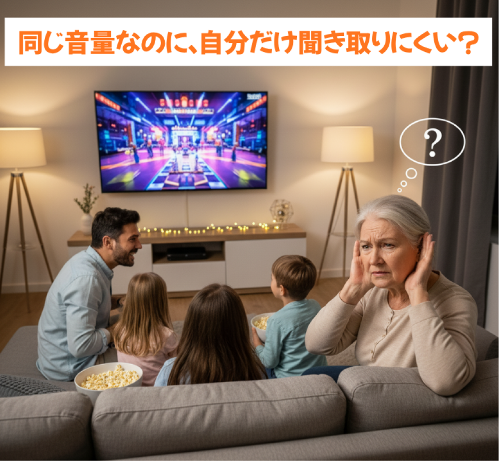 テレビの音量、上げすぎていませんか？