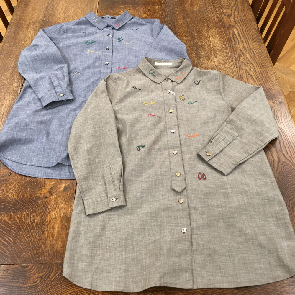 刺繍入りチュニックで秋も楽しく！