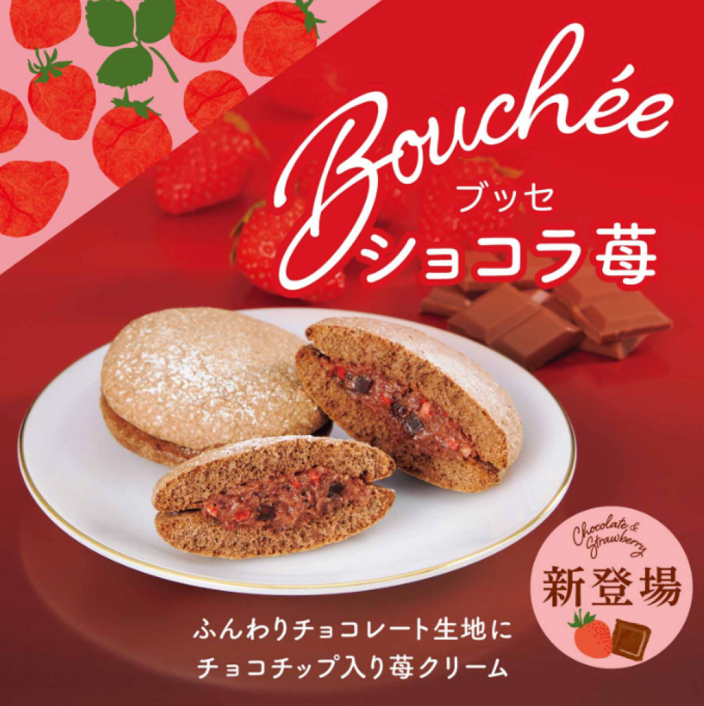 新登場　ブッセ ショコラ苺