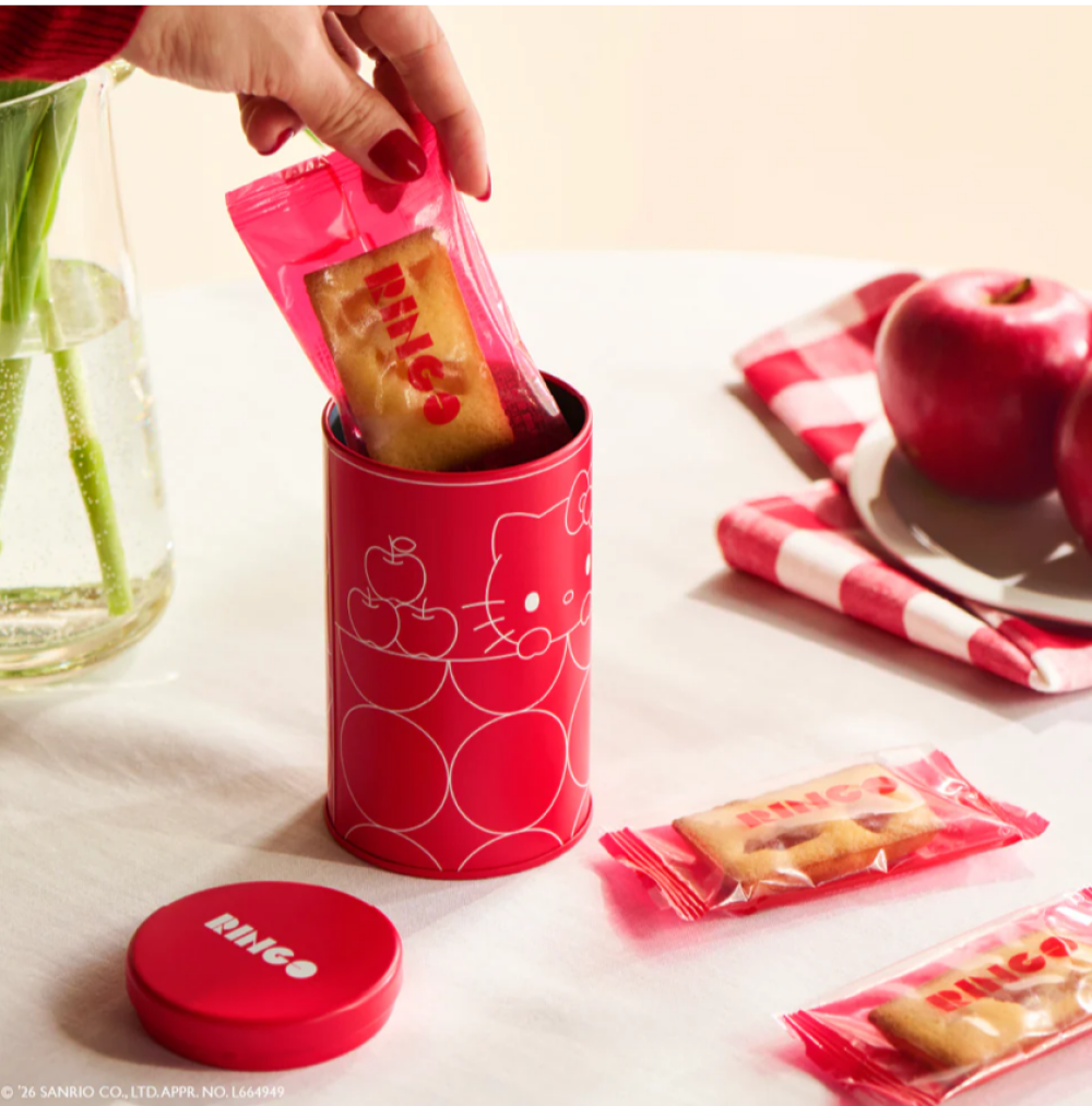 【RINGO10周年コラボ商品】RINGOフィナンシェハローキティ缶🎀🍎