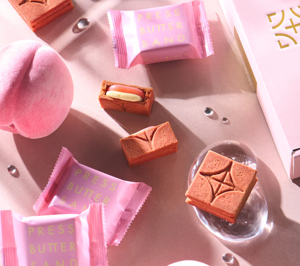 【🍑新登場】プレスバターサンド桃