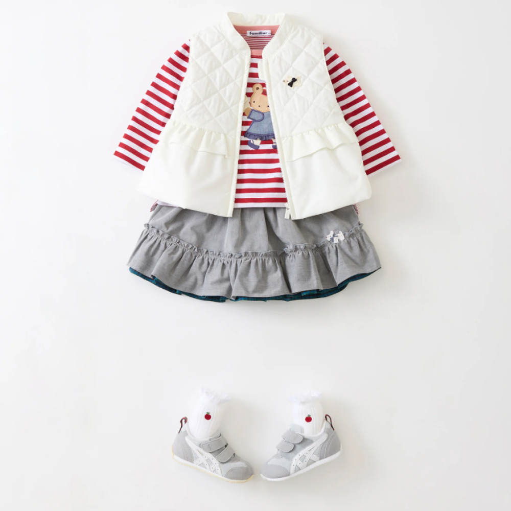 天竺素材のベビー女の子Tシャツ💖