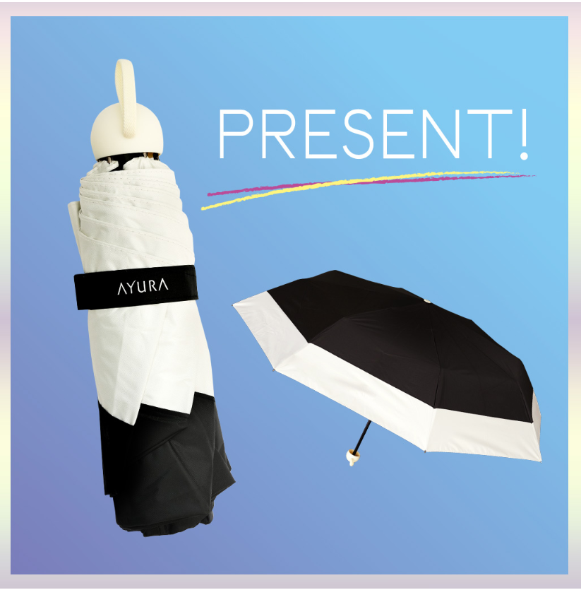 オリジナル晴雨兼用傘プレゼント☂🩷