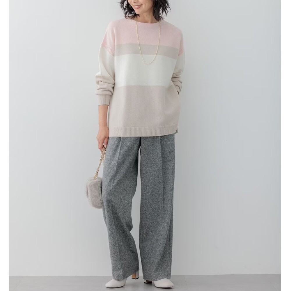 23区　豊富なカラー展開‼️カラーブロックニット