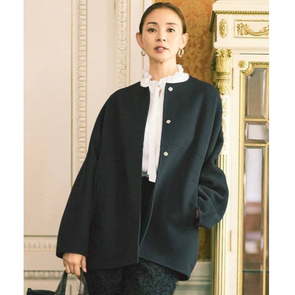 【自由区】軽さと暖かさの両立★ウールリバーコート