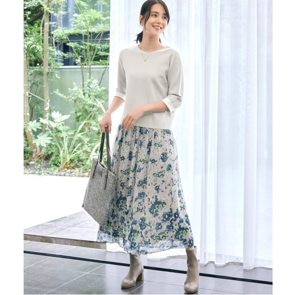 自由区 ２５周年記念商品！お花屋コラボスカート