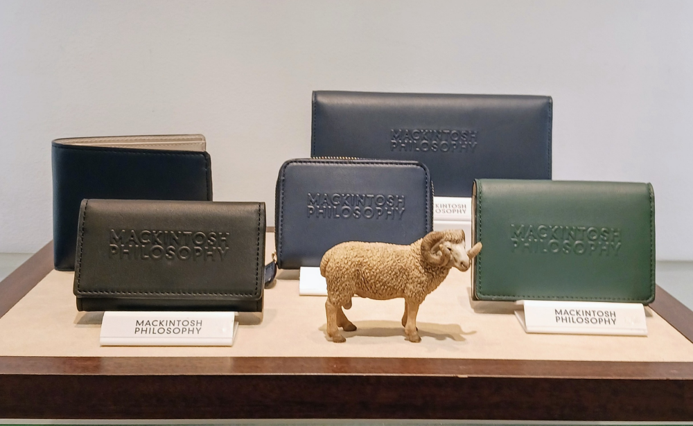マッキントッシュ　フィロソフィーの🐑シープ革シリーズ