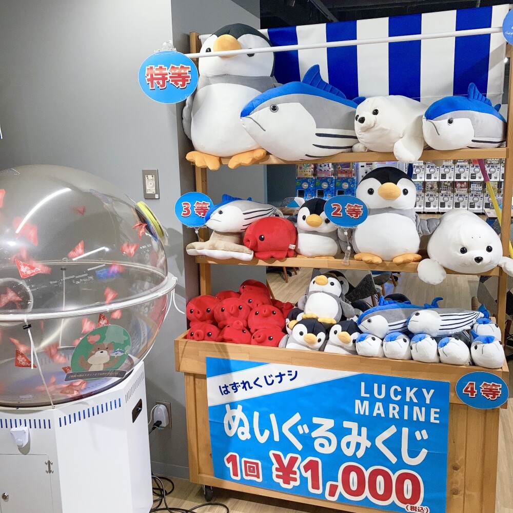 けやき口でぬいぐるみくじを開催します🐧