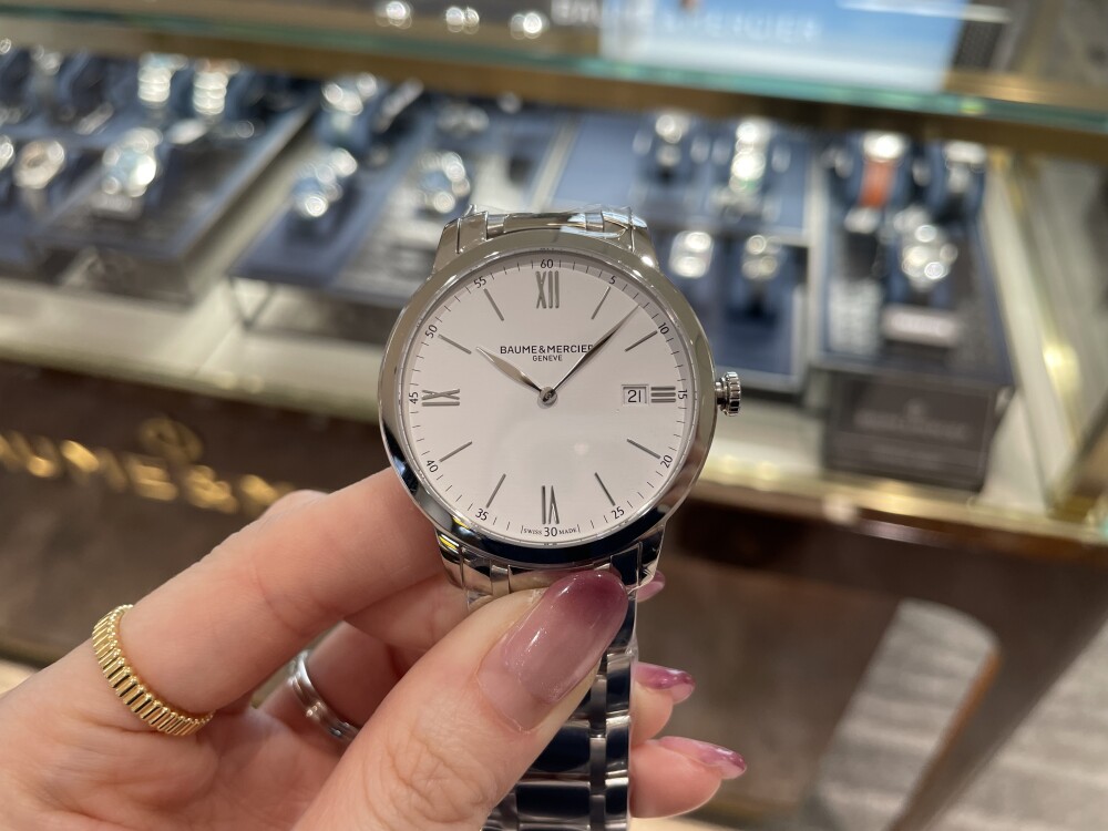 【BAUME&MERCIER】初めての時計にも⌚️✨【ボームアンドメルシエ】BMM0A10354