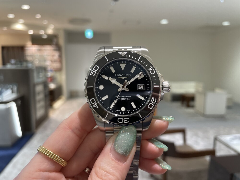 【LONGINES】新作ハイドロコンクエストまだまだございます！【ロンジン】L3.788.4.56.6