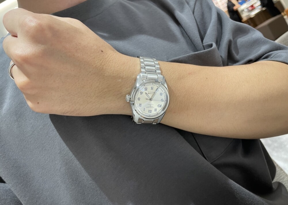 【LONGINES】ご購入ありがとうございました！スピリット37mmシャンパンゴールドが光る✨【ロンジン】 L3.410.4.63.6