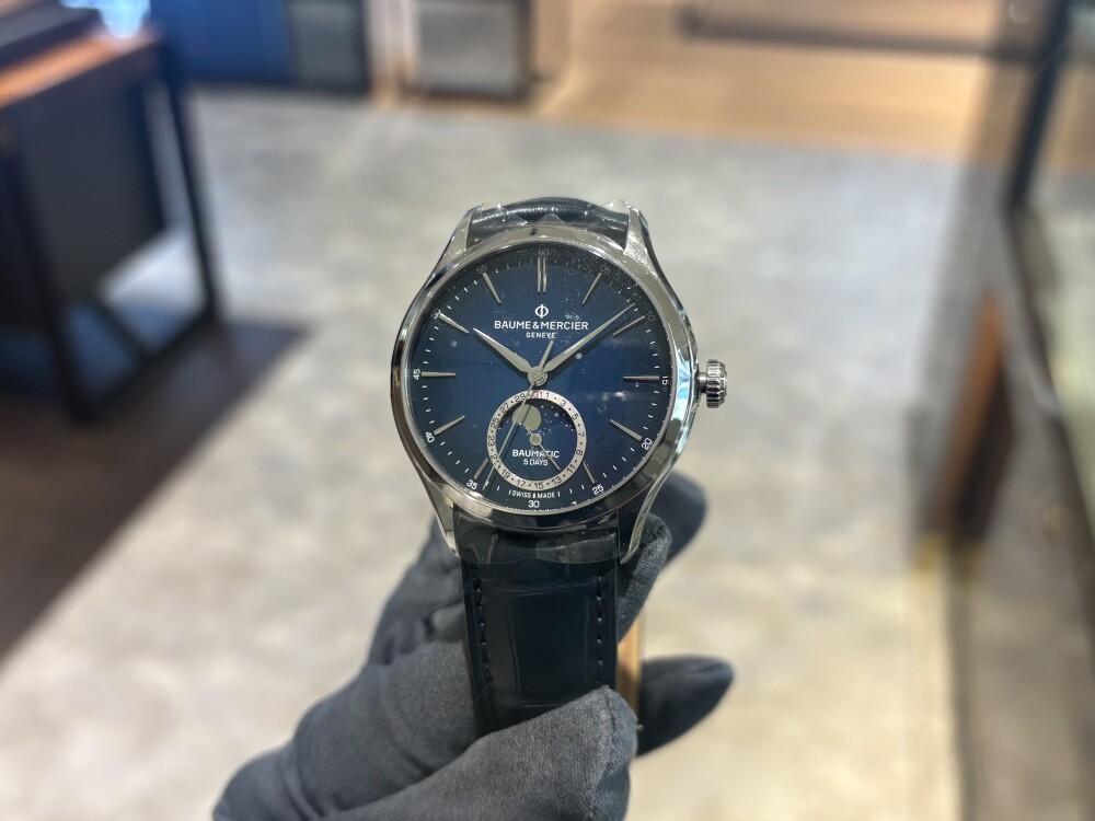 【BAUME&MERCIER】コンパクトなボーマティック搭載モデル！【ボーム&メルシエ】Clifton10756