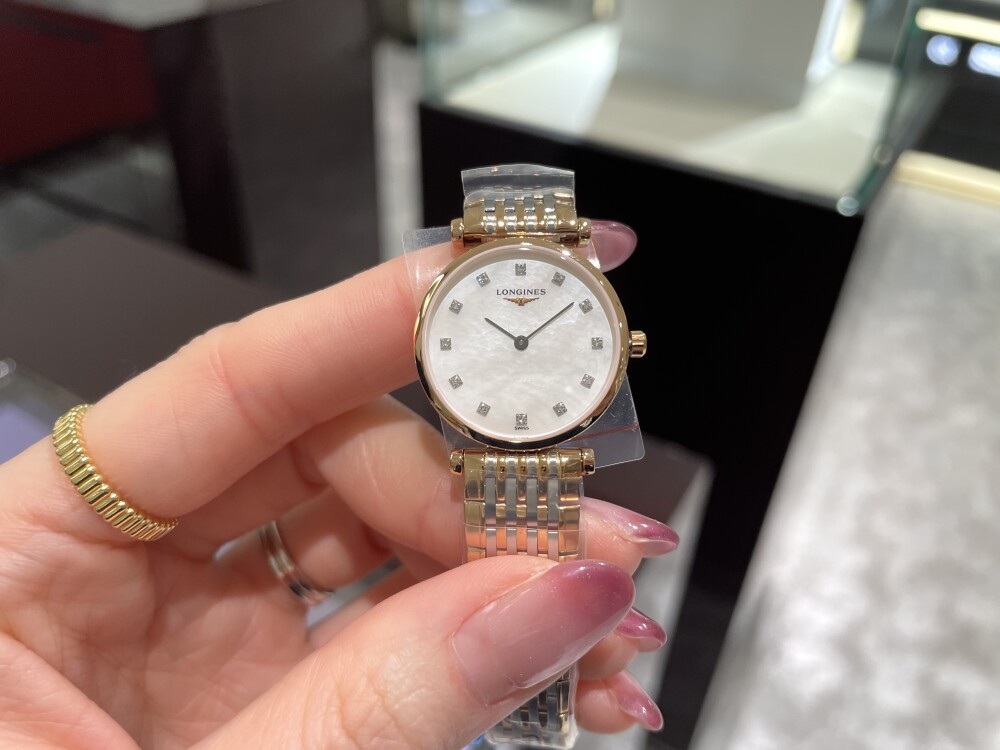 【LONGINES】ピンクゴールドが光る😉【ロンジン】L4.209.1.97.7