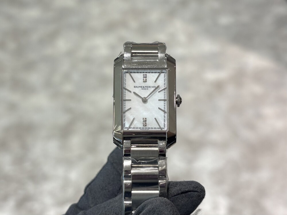 【BAUME&MERCIER】ひとさじのダイアモンド【ボーム&メルシエ】HAMPTON 10474