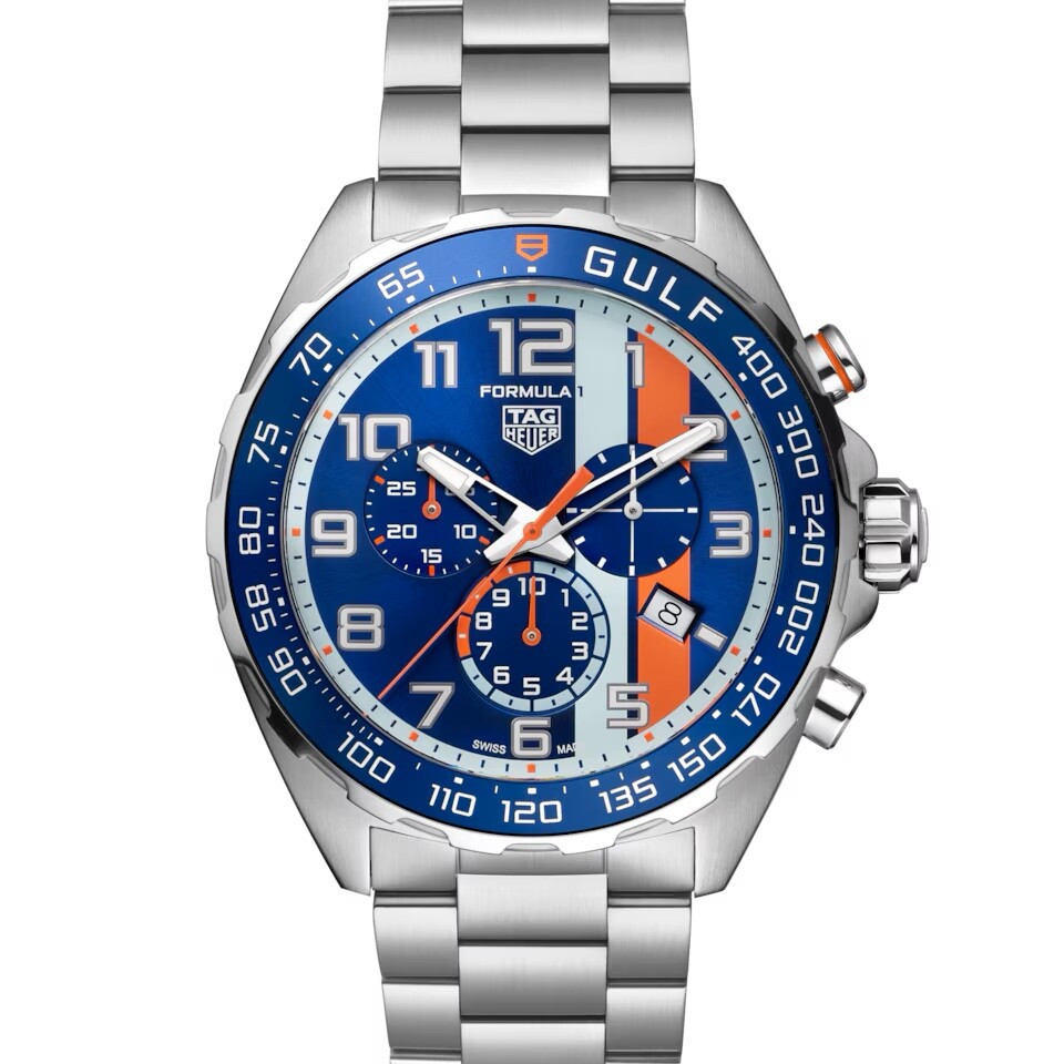 【TAGHeuer】フォーミュラ1 クロノグラフ ガルフ