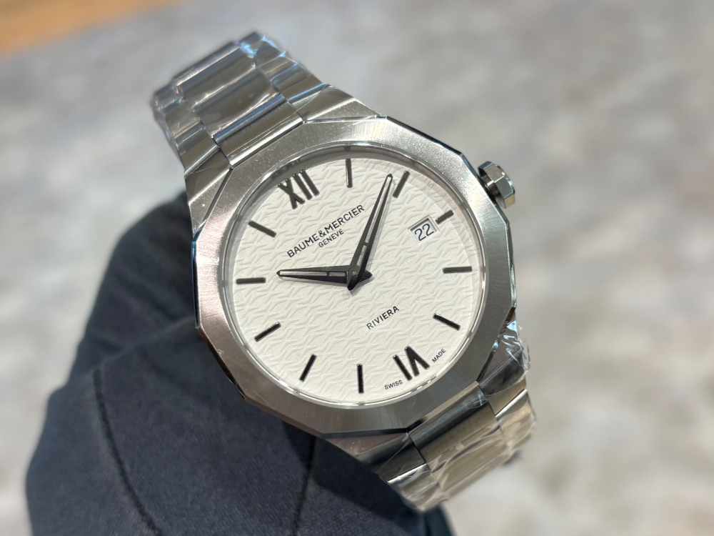 【BAUME&MERCIER】新作！まっしろなリビエラ❄️【ボーム&メルシエ】BMMOA10845