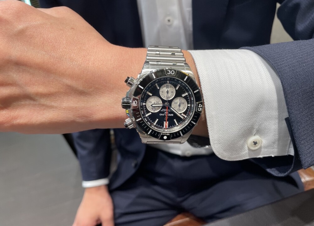 【BREITLING】ご購入ありがとうございました！スーパークロノマットで手元に存在感を💫【ブライトリング】AB0136251B1A1