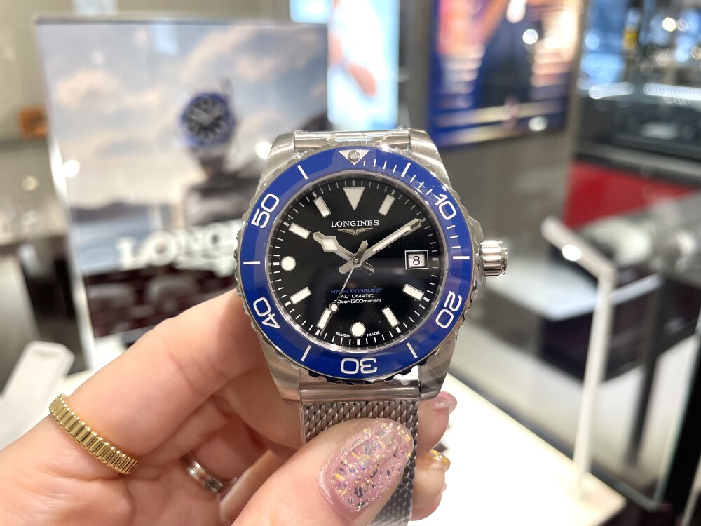【LONGINES】NEWハイドロコンクエストまだございます！【ロンジン】L3.779.4.90.6