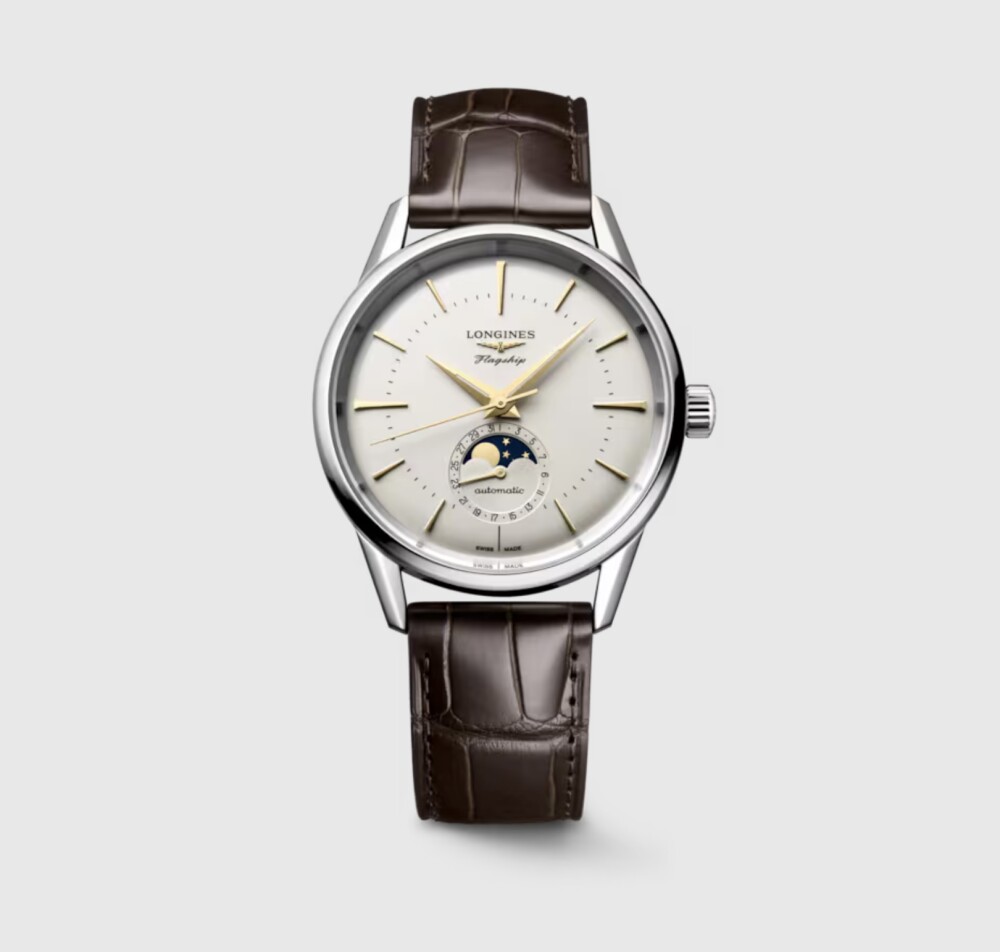 【LONGINES】フラッグシップヘリテージ ムーンフェイズ