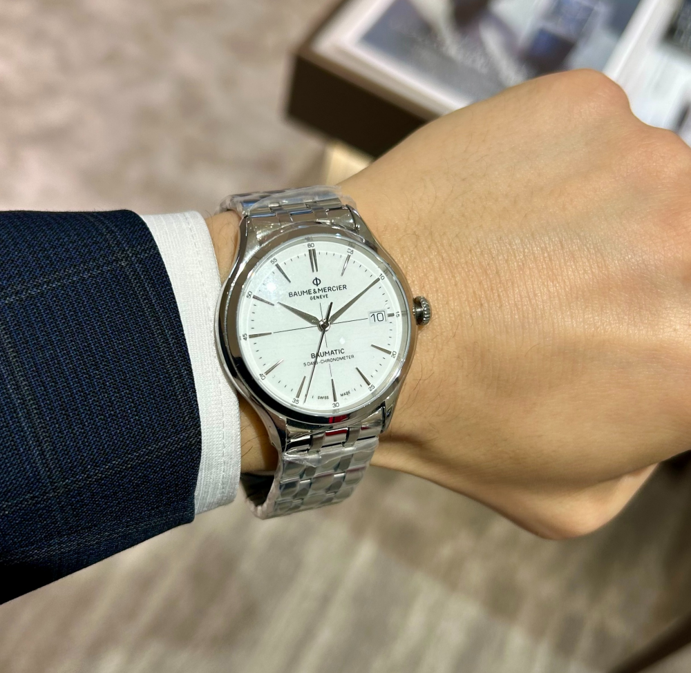 【BAUME&MERCIER】端正な美しさを腕元に【ボーム&メルシエ】BMMOA10518