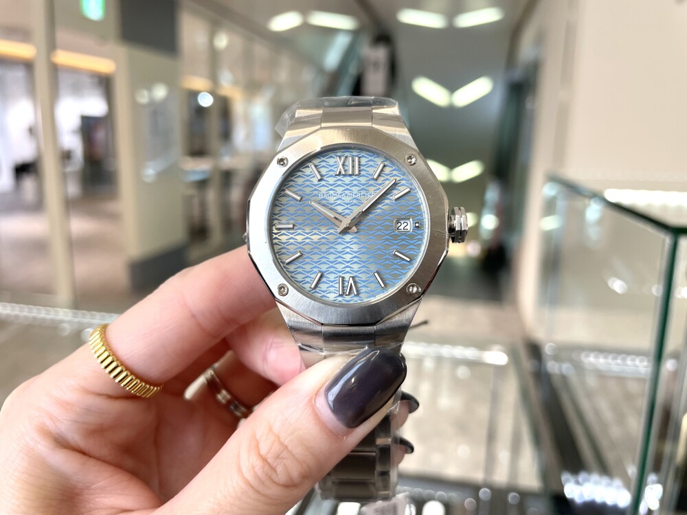 【BAUME&MERCIER】紺碧のダイヤルに…🩵【ボームアンドメルシエ】BMM0A10612