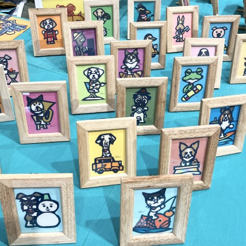◇新品、未使用◇ 奥居 匡さんの作品 切り絵作家 額縁付